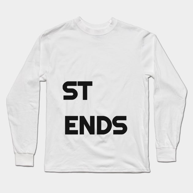 Best Friends (side B) Long Sleeve T-Shirt by j__face